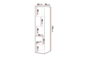Juniskär Highboard - Svart - Oppbevaring - Skap - Oppbevaringsskap