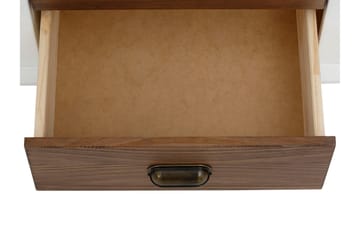 Kagami Highboard - Hvit/Brun - Oppbevaring - Skap - Oppbevaringsskap