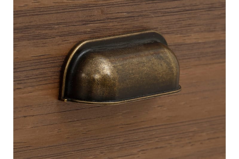 Kagami Highboard - Hvit/Brun - Oppbevaring - Skap - Oppbevaringsskap