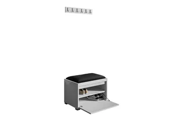 Kenmare Highboard Black/White - Oppbevaring - Skap - Oppbevaringsskap