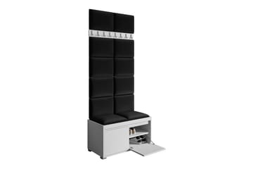Kenmare Highboard Grey/Black - Oppbevaring - Skap - Oppbevaringsskap