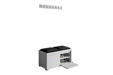 Kenmare Highboard White - Oppbevaring - Skap - Oppbevaringsskap