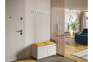 Kenmare Highboard White - Oppbevaring - Skap - Oppbevaringsskap