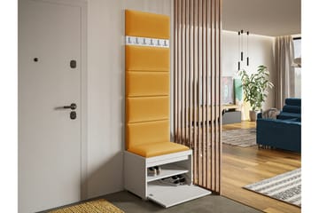 Kenmare Highboard Yellow/White - Oppbevaring - Skap - Oppbevaringsskap