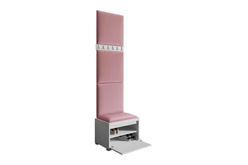 Kenmare Highboard Yellow/White - Oppbevaring - Skap - Oppbevaringsskap