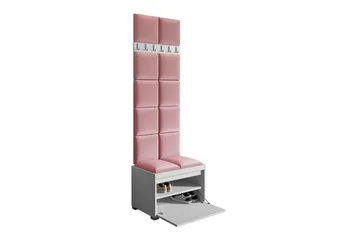 Kenmare Highboard Yellow/White - Oppbevaring - Skap - Oppbevaringsskap