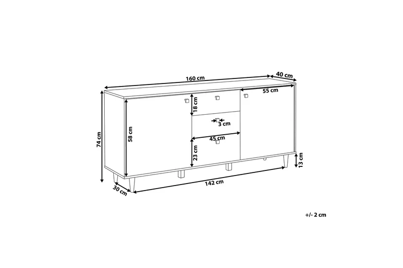 Khut Skap - Svart - Oppbevaring - Skap - Oppbevaringsskap