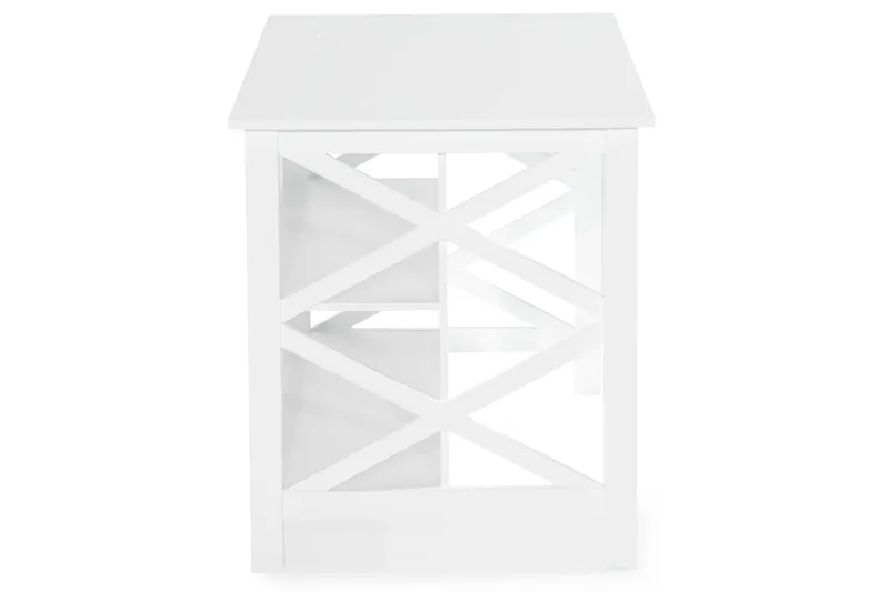 Kjøkkenøy Aveza 135x80x90 cm - Hvit - Oppbevaring - Oppbevaringsmøbler - Kjøkkenøy