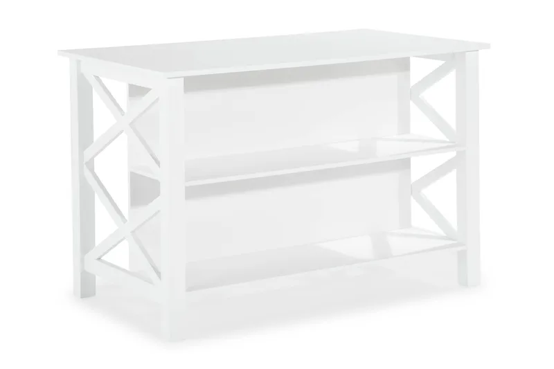 Kjøkkenøy Aveza 135x80x90 cm - Hvit - Oppbevaring - Oppbevaringsmøbler - Kjøkkenøy