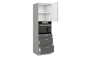 Kjøkkenskap Grey 60x57x210 cm - Oppbevaring - Skap - Oppbevaringsskap