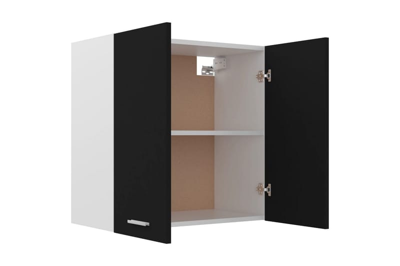 Kjøkkenskap svart 60x31x60 cm sponplate - Svart - Oppbevaringsskap