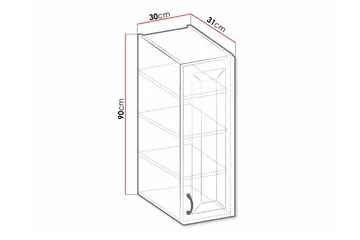 Kjøkkenskap Templemore 30 cm - Oppbevaring - Skap - Oppbevaringsskap