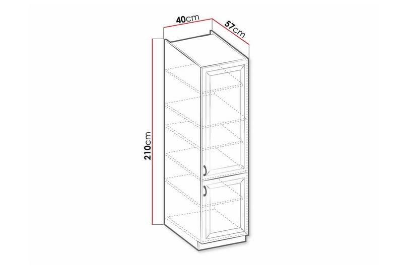 Kjøkkenskap Templemore 40 cm - Oppbevaring - Skap - Oppbevaringsskap