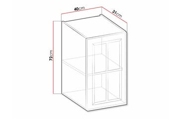 Kjøkkenskap Templemore 40 cm - Oppbevaring - Skap - Oppbevaringsskap