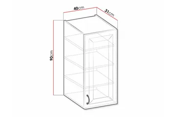 Kjøkkenskap Templemore 40 cm - Oppbevaring - Skap - Oppbevaringsskap