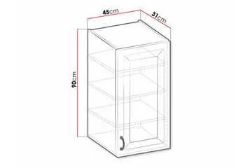 Kjøkkenskap Templemore 45 cm - Oppbevaring - Skap - Oppbevaringsskap