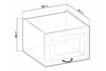 Kjøkkenskap Templemore 50 cm - Oppbevaring - Skap - Oppbevaringsskap