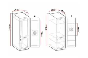 Kjøkkenskap Templemore 60 cm - Oppbevaring - Skap - Oppbevaringsskap