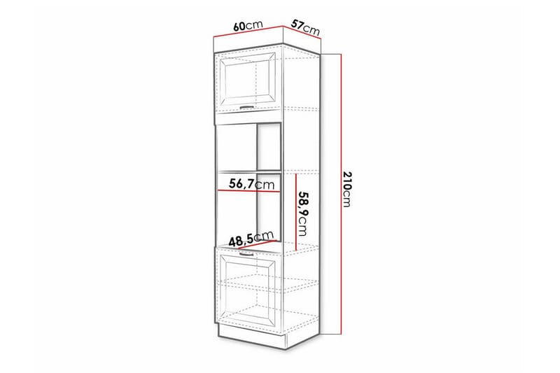 Kjøkkenskap Templemore 60 cm - Oppbevaring - Skap - Oppbevaringsskap