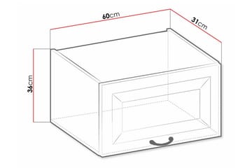 Kjøkkenskap Templemore 60 cm - Oppbevaring - Skap - Oppbevaringsskap