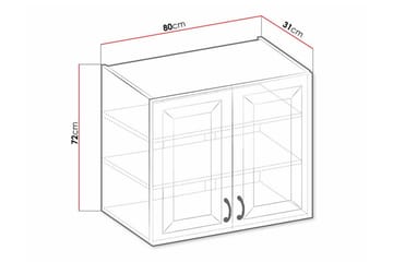 Kjøkkenskap Templemore 80 cm - Oppbevaring - Skap - Oppbevaringsskap
