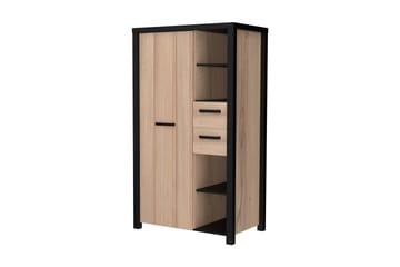 Konitsa Highboard 53x91 cm - Brun/Svart - Oppbevaring - Skap - Oppbevaringsskap
