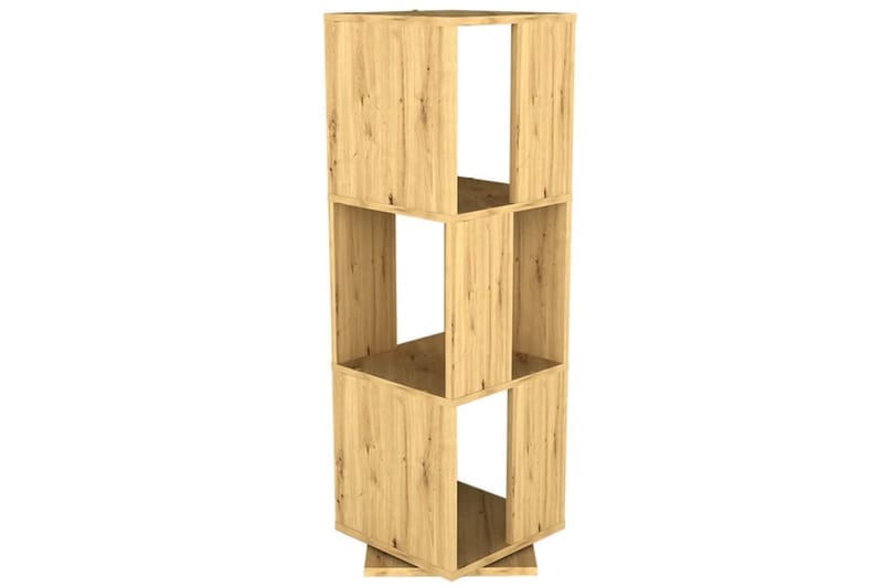 FMD Roterende arkivskap åpen 34x34x107cm antikk eik - Arkivskap & hengemappeskap FMD Roterende arkivskap åpen 34x34x107cm antikk eik - Arkivskap & hengemappeskap