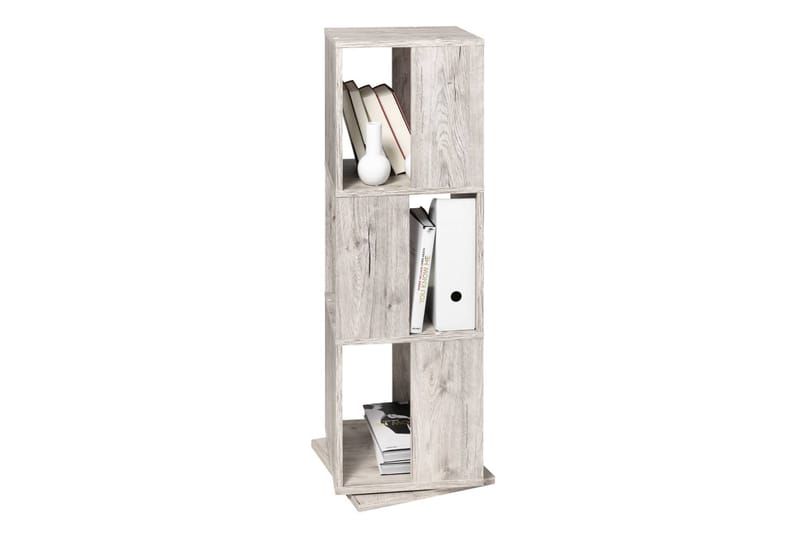 FMD Roterende arkivskap åpent 34x34x108 cm sand eik - - Arkivskap & hengemappeskap FMD Roterende arkivskap åpent 34x34x108 cm sand eik - - Arkivskap & hengemappeskap