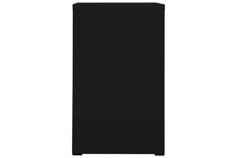 Arkivskap 46x62x102,5 cm stål svart - Svart - Dokumentskap