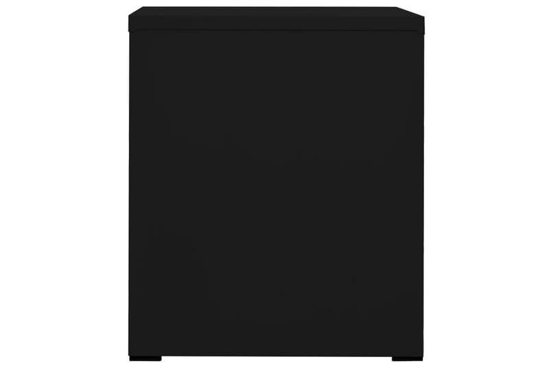 Arkivskap 46x62x72,5 cm stål svart - Svart - Dokumentskap