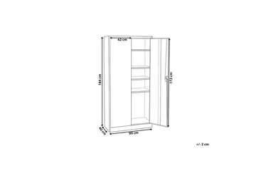 Kontorsskap Feldspar - Oppbevaring - Skap - Oppbevaringsskap - Kontorsskap - Dokumentskap