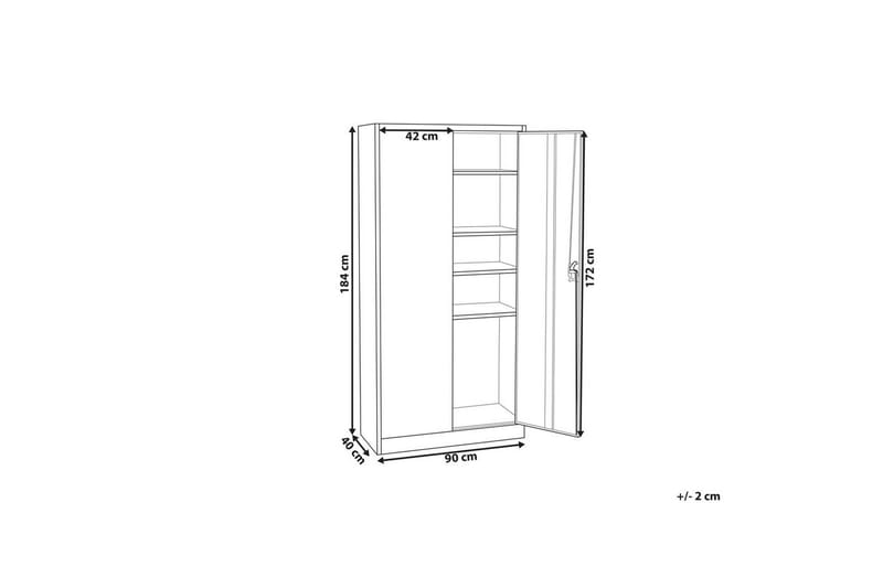 Kontorsskap Feldspar - Oppbevaring - Skap - Oppbevaringsskap - Kontorsskap - Dokumentskap