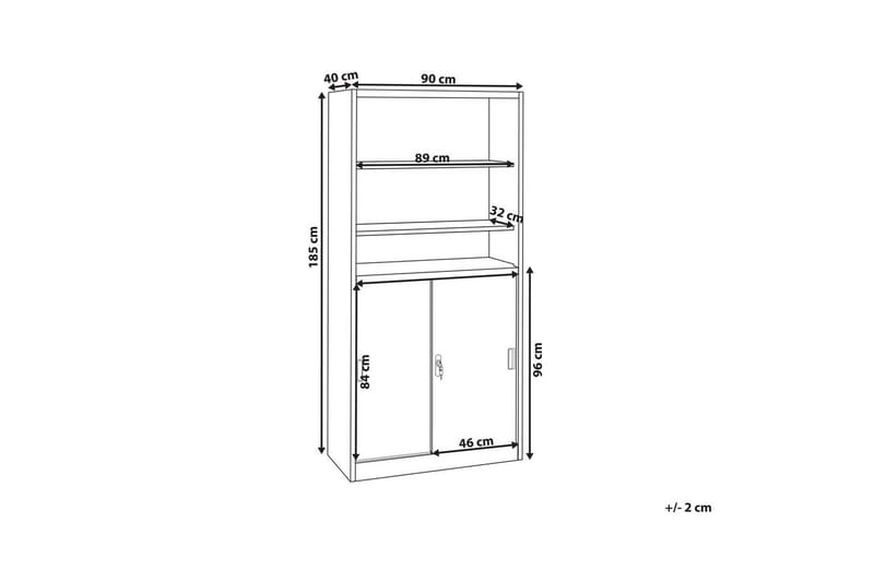 Kontorsskap Muscovite - Oppbevaring - Skap - Oppbevaringsskap - Kontorsskap - Arkivskap & hengemappeskap