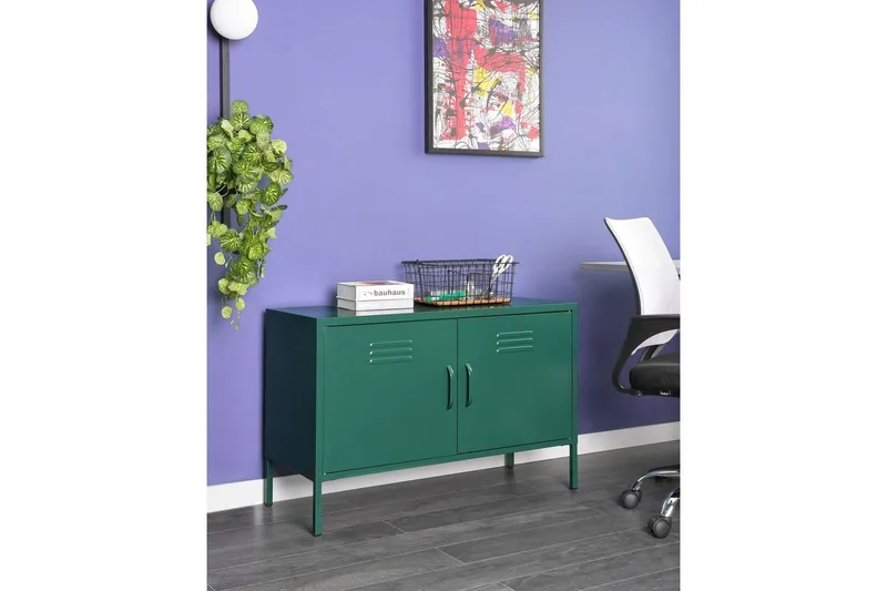 Kontorsskap Uria Grønn - Grønn - Oppbevaring - Skap - Oppbevaringsskap - Kontorsskap - Dokumentskap