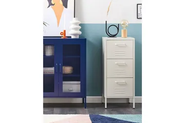 Kontorsskap Wostok Hvit - Hvit - Oppbevaring - Skap - Oppbevaringsskap - Kontorsskap - Arkivskap & hengemappeskap