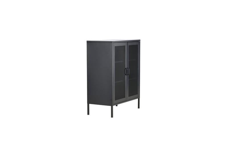 Skap Misha - Svart, 40x80x102 - Oppbevaring - Skap - Oppbevaringsskap - Kontorsskap - Dokumentskap
