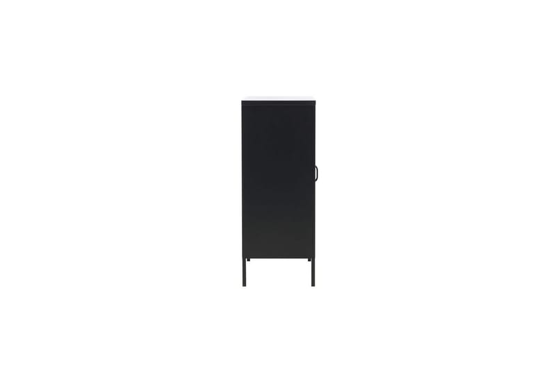 Skap Misha - Svart, 40x80x102 - Oppbevaring - Skap - Oppbevaringsskap - Kontorsskap - Dokumentskap