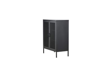 Skap Misha - Svart, 40x80x102 - Oppbevaring - Skap - Oppbevaringsskap - Kontorsskap - Dokumentskap