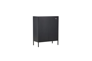 Skap Misha - Svart, 40x80x102 - Oppbevaring - Skap - Oppbevaringsskap - Kontorsskap - Dokumentskap