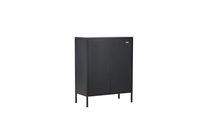 Skap Misha - Svart, 40x80x102 - Oppbevaring - Skap - Oppbevaringsskap - Kontorsskap - Dokumentskap