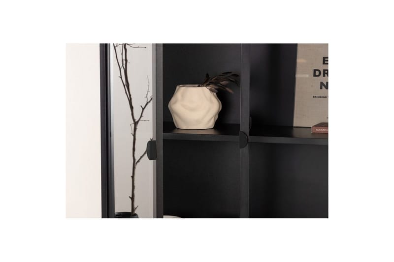Skap Piring - Svart - Oppbevaring - Skap - Vitrineskap