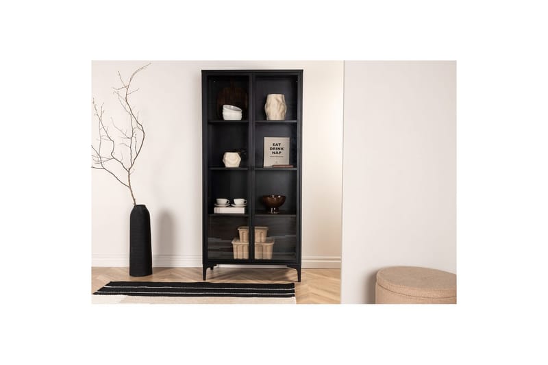 Skap Piring - Svart - Oppbevaring - Skap - Oppbevaringsskap - Kontorsskap - Dokumentskap