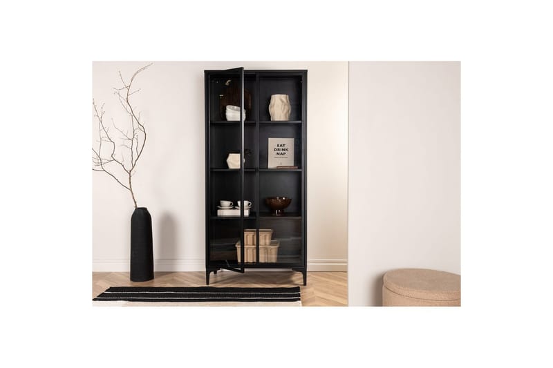 Skap Piring - Svart - Oppbevaring - Skap - Oppbevaringsskap - Kontorsskap - Dokumentskap