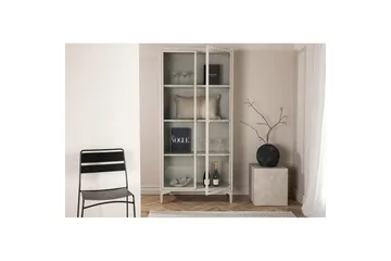 Skap Piring - Beige - Oppbevaring - Skap - Vitrineskap