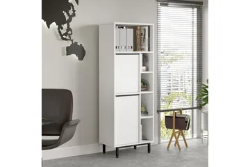 Liyakat Highboard - Hvit - Oppbevaring - Skap - Oppbevaringsskap