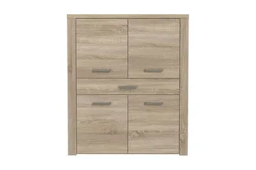 Loannia Highboard 42x117 cm - Brun - Oppbevaring - Skap - Oppbevaringsskap
