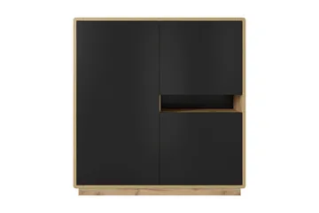 Louetta Highboard 121x126 cm - Flerfarget - Oppbevaring - Skap - Oppbevaringsskap