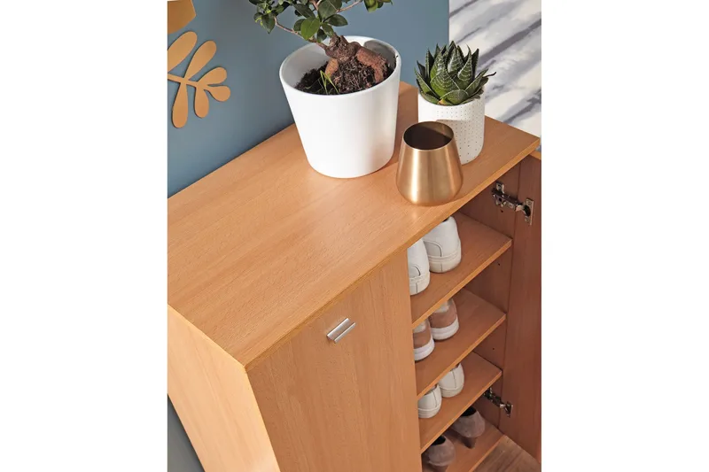 Lynasia Skoskap - Brun - Oppbevaring - Skap - Oppbevaringsskap