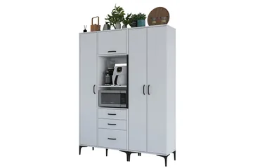 Manorma Highboard - Hvit - Oppbevaring - Skap - Oppbevaringsskap