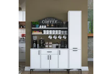 Manorma Highboard - Hvit - Oppbevaring - Skap - Oppbevaringsskap